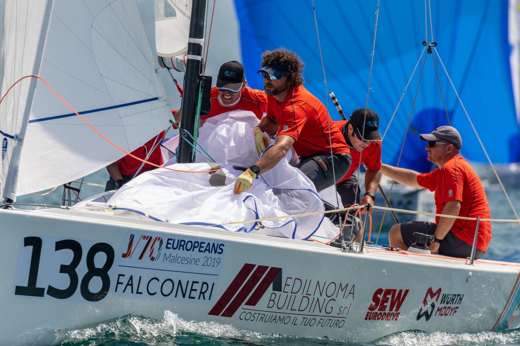 "Viva" 14th at J/70 European Championship Malcesine